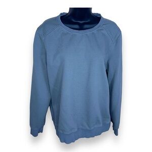 MEDIUM LIT LIGHT GREEN SWEATSHIRT ATHLETIC ACTIVEWEAR CASUAL LONG SLEEVE WOMENS